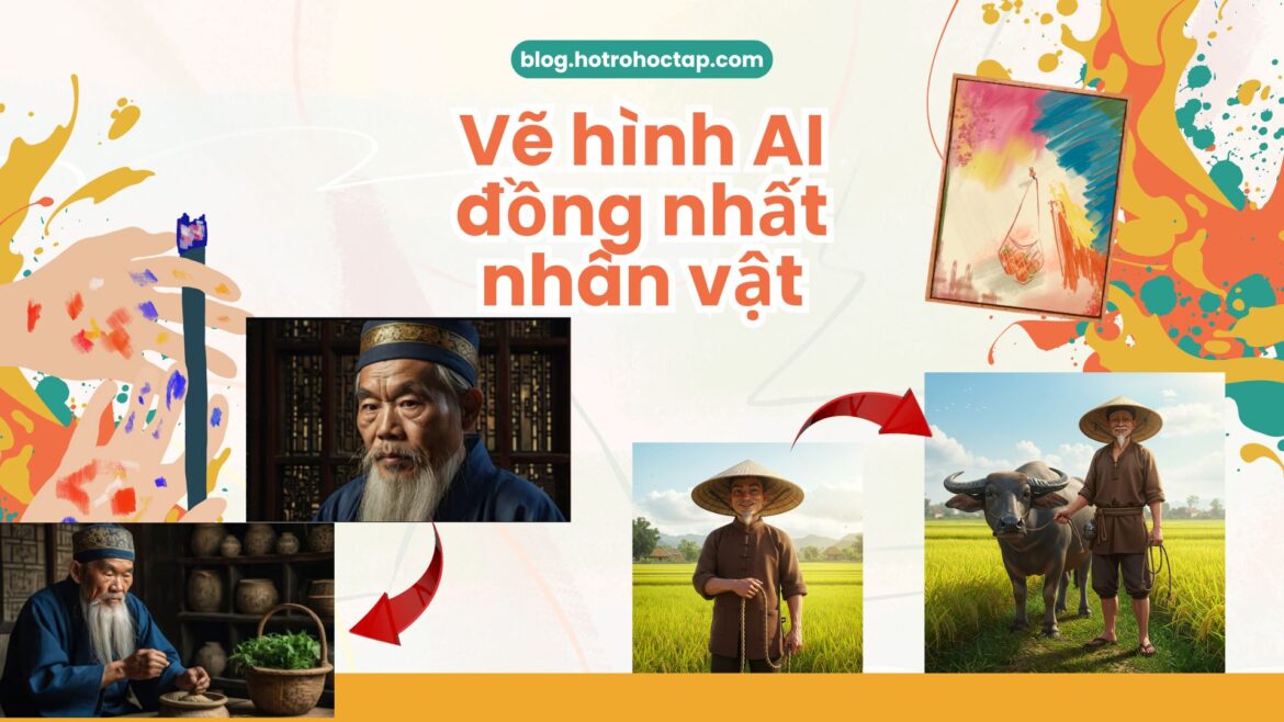 Hướng dẫn vẽ hình AI đồng nhất nhân vật